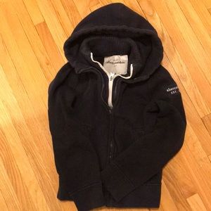 Abercrombie double zipper hoodie